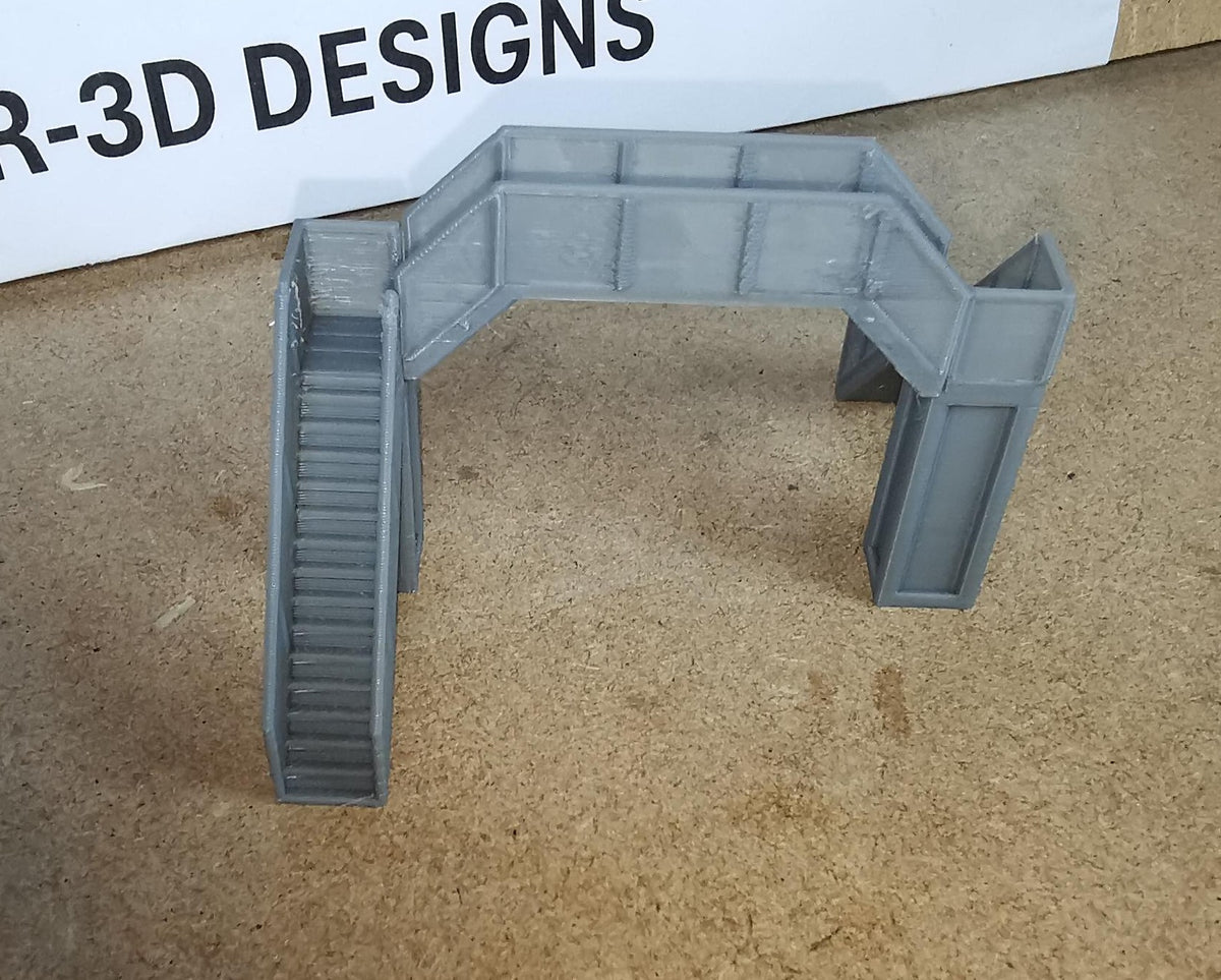 N Gauge 1:160 Model Railway pedestrian footbridge Walkway