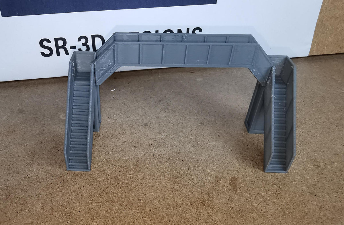 N Gauge 1:160 Model Railway pedestrian footbridge Walkway