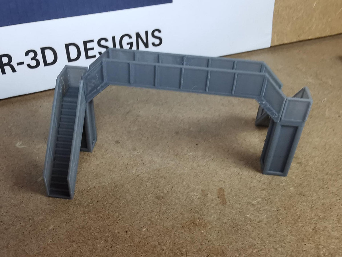 N Gauge 1:160 Model Railway pedestrian footbridge Walkway