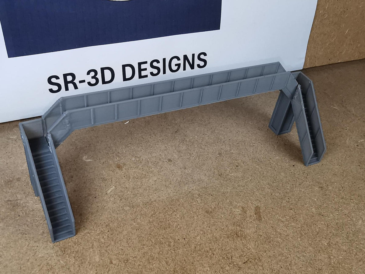 N Gauge 1:160 Model Railway pedestrian footbridge Walkway