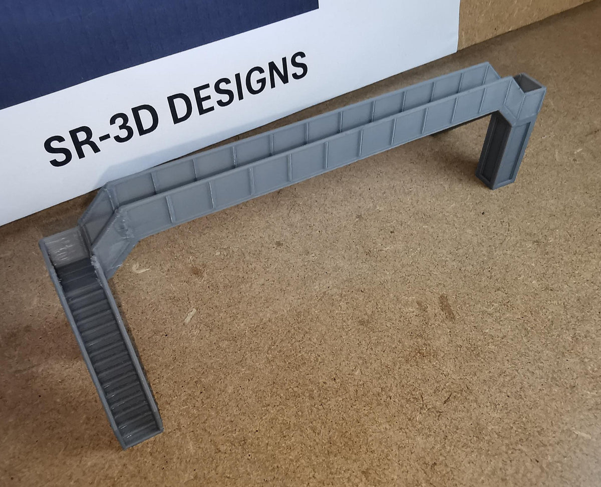 N Gauge 1:160 Model Railway pedestrian footbridge Walkway