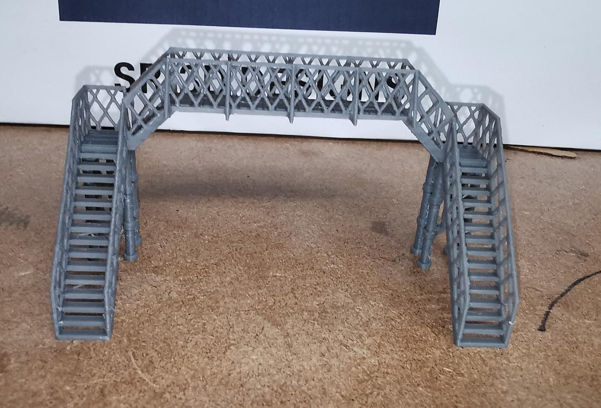 N Gauge 1:160 Model Railway pedestrian footbridge Walkway