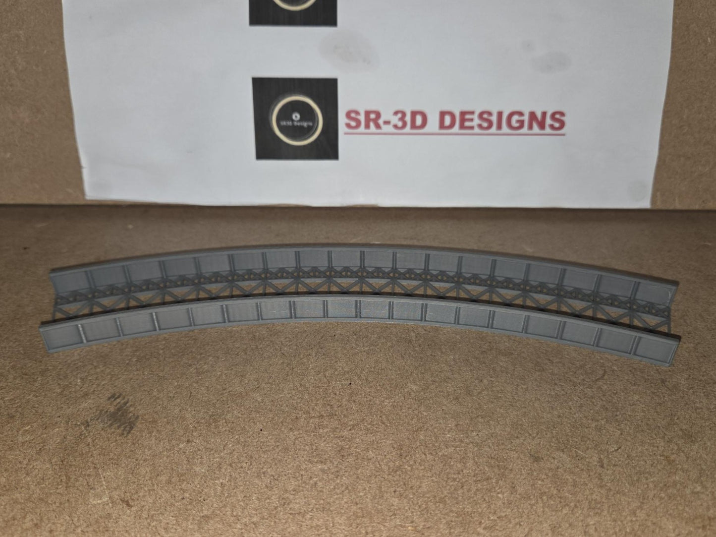 KATO N Gauge Curved Bridge 1,2,3 and 4 Radius Options 3D printed Free delivery.