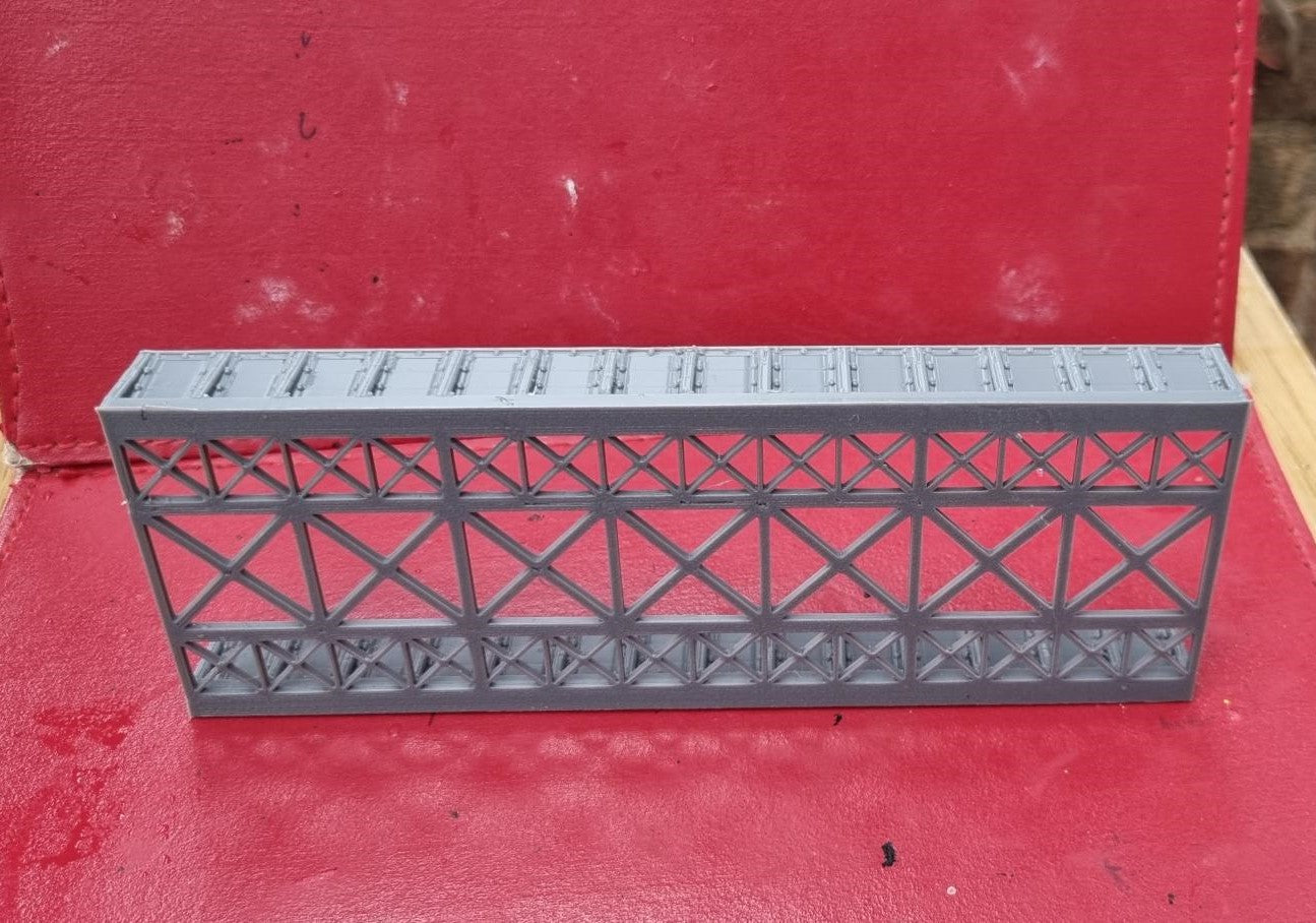 00 Gauge 1:76 Girder Style Bridge Deck and Sides 3D printed