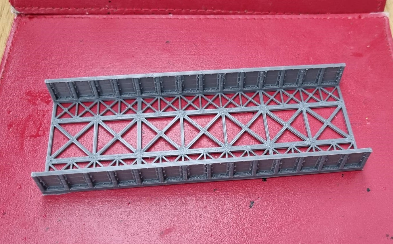 00 Gauge 1:76 Girder Style Bridge Deck and Sides 3D printed