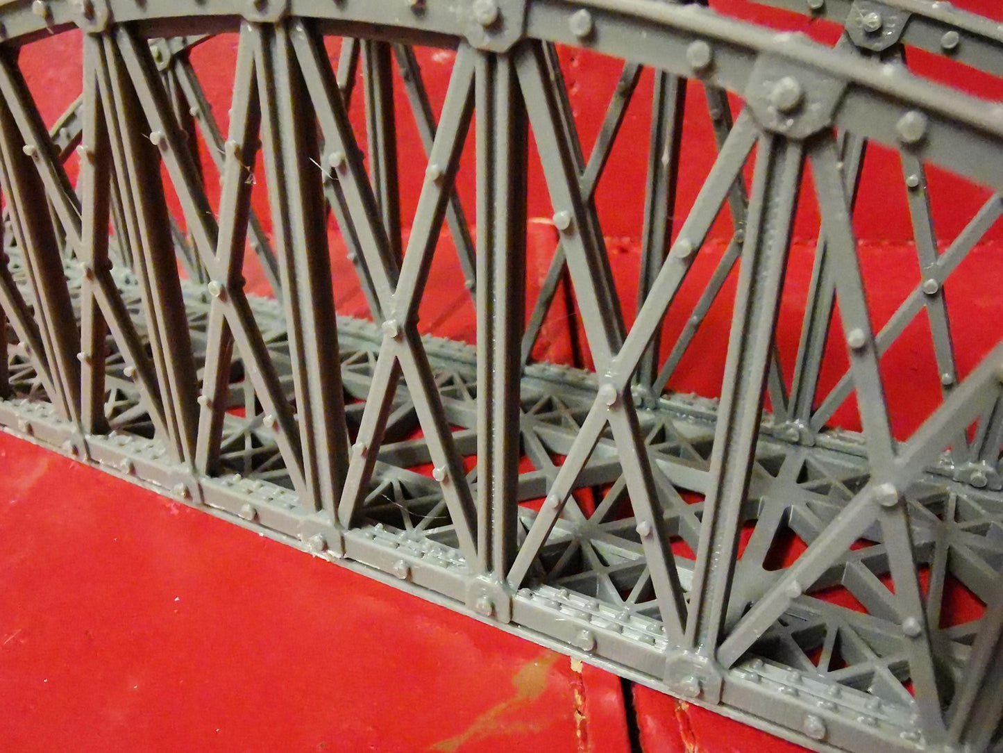 1:120 TT Gauge Bowstring Bridge 3D Printed In Grey Double or Single Track