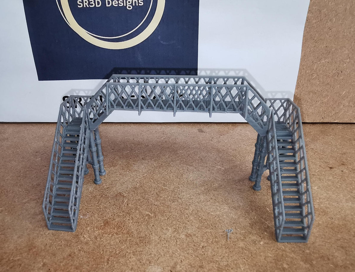 TT Gauge 1:120 Model Railway pedestrian footbridge Walkway
