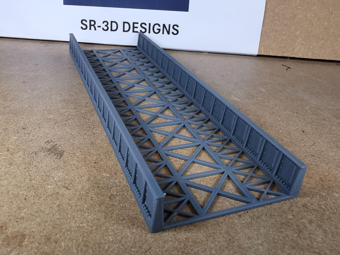 00 Gauge 1:76 Girder Style Bridge Deck and Sides 3D printed