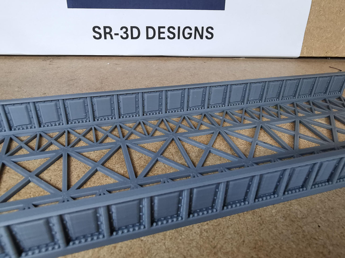 00 Gauge 1:76 Girder Style Bridge Deck and Sides 3D printed