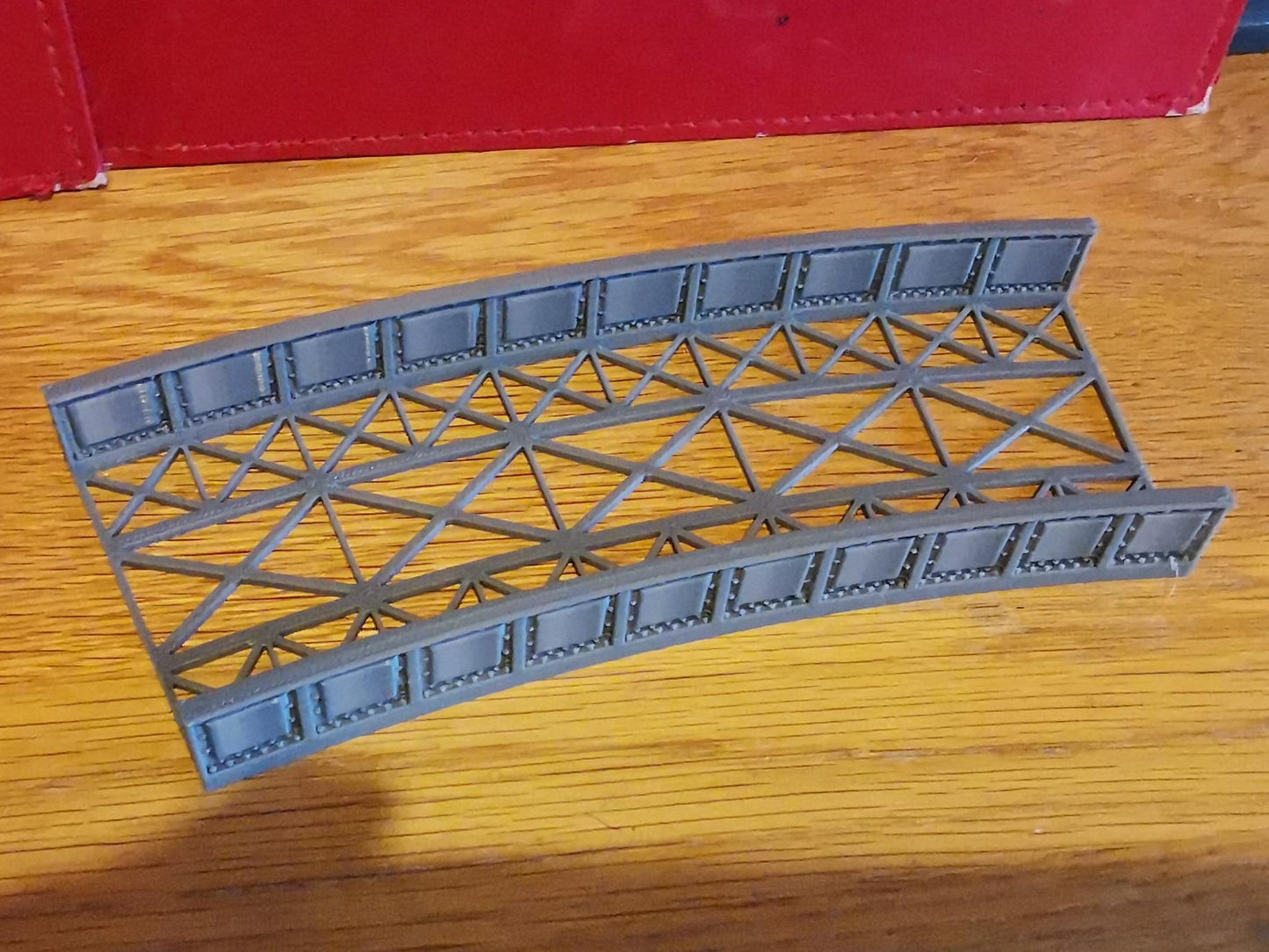 00 Gauge Curved Bridge 1,2,3 and 4 Radius Options 3D printed