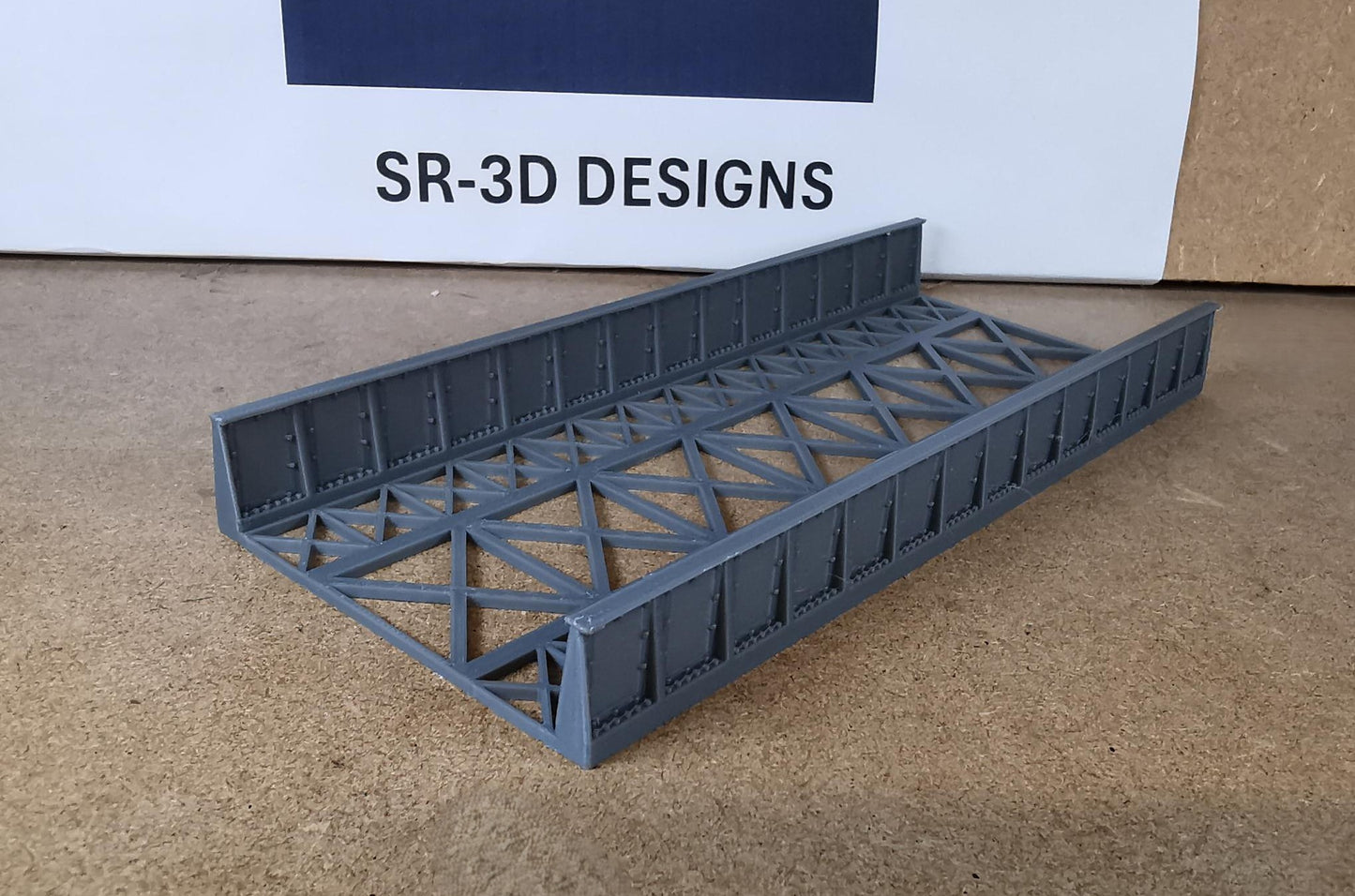 00 Gauge 1:76 Girder Style Bridge Deck and Sides 3D printed