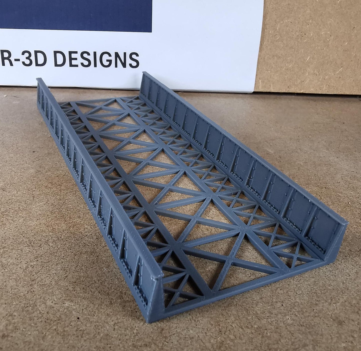 00 Gauge 1:76 Girder Style Bridge Deck and Sides 3D printed