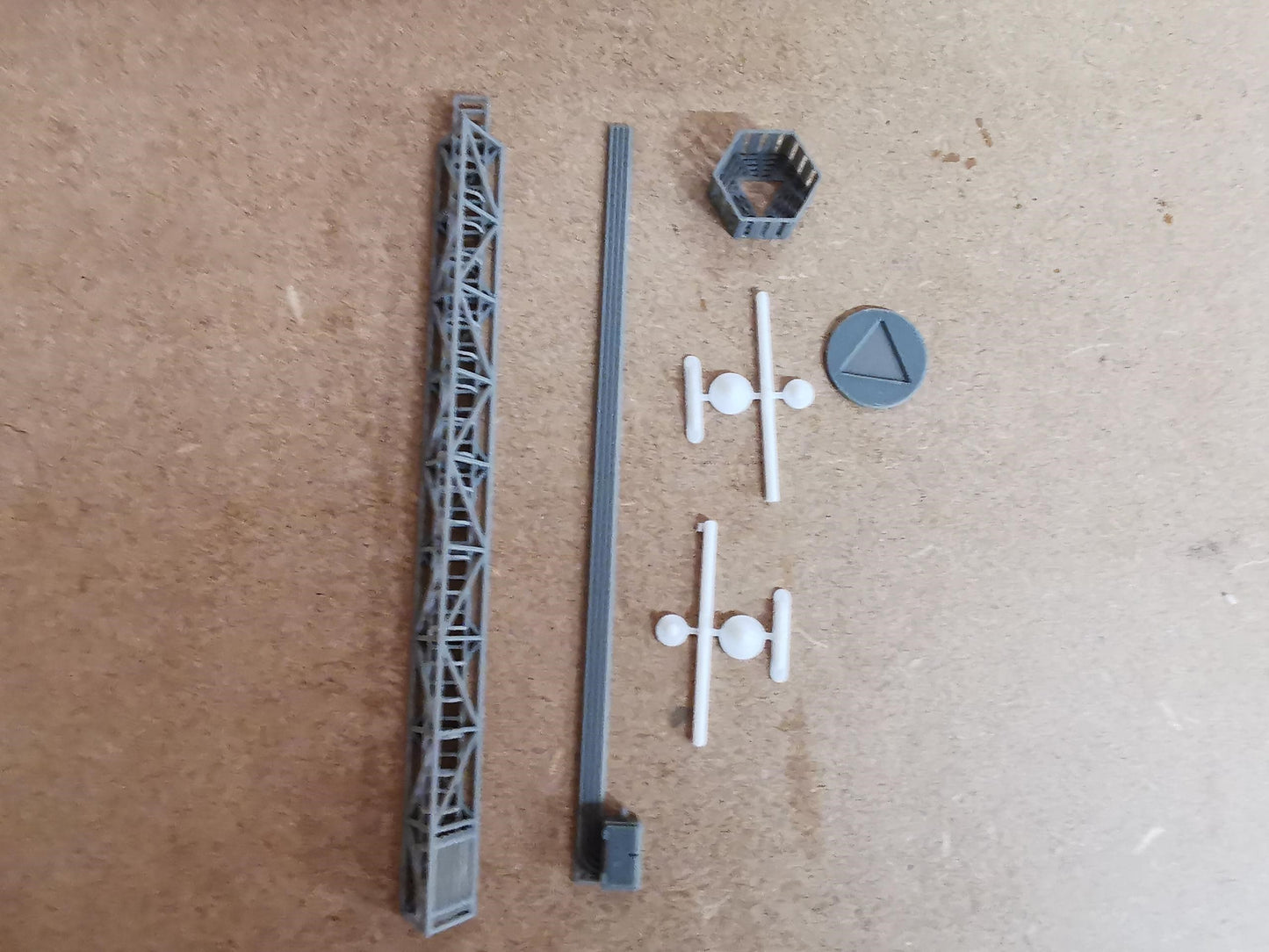 TELECOM MAST TT GAUGE 1:120 Model Railway 3D Printed