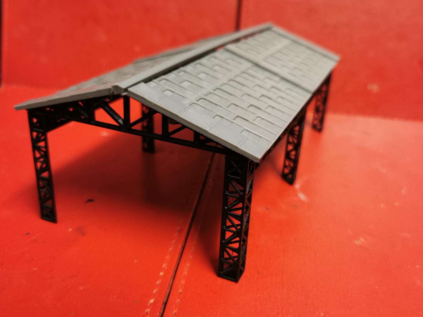 TT Gauge 1:120 Scale open Loco shed 3D Printed Free delivery 4 Size options