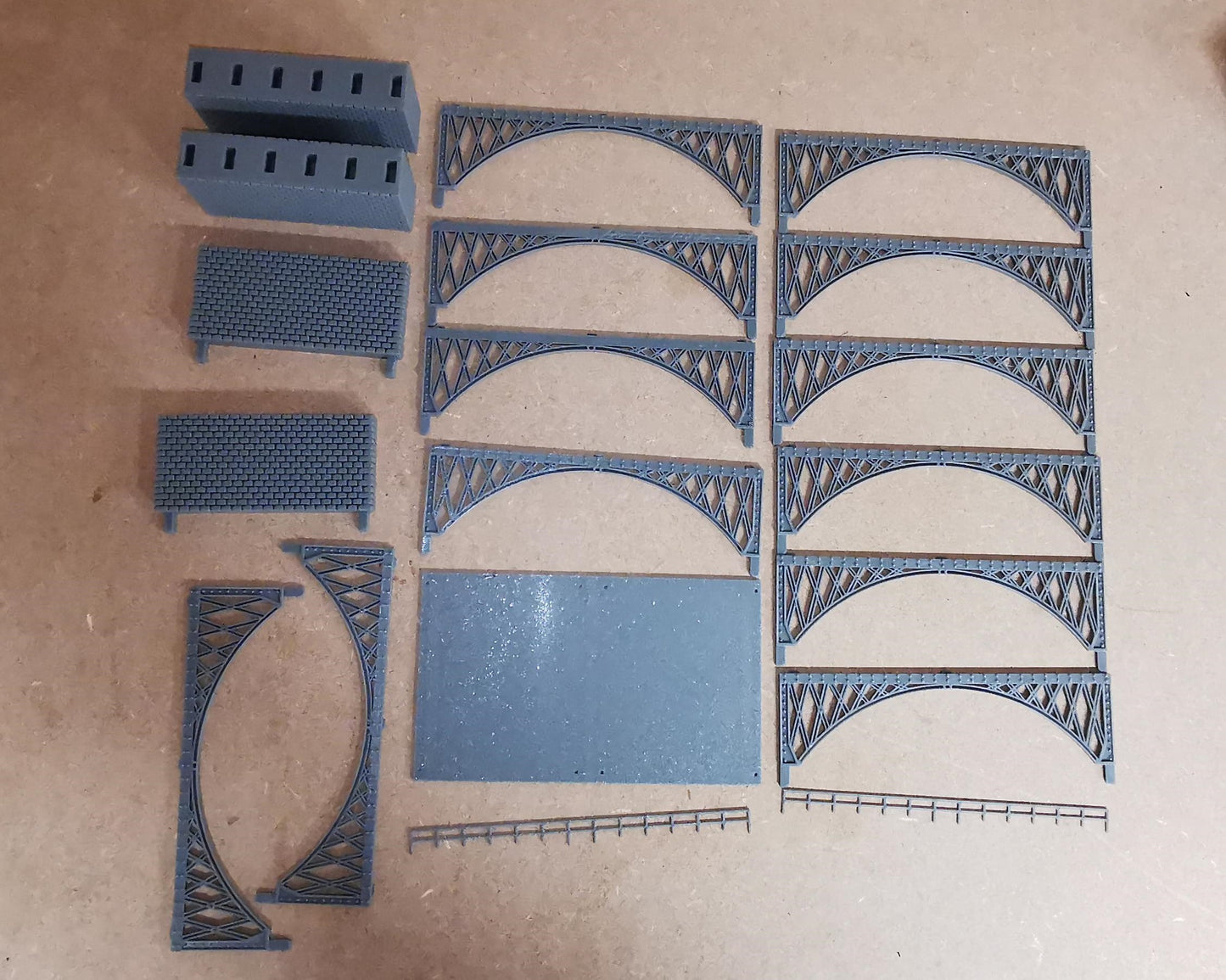 TT Gauge Viaduct Bridge Single or multiple Spans. 3D printed FREE DELIVERY