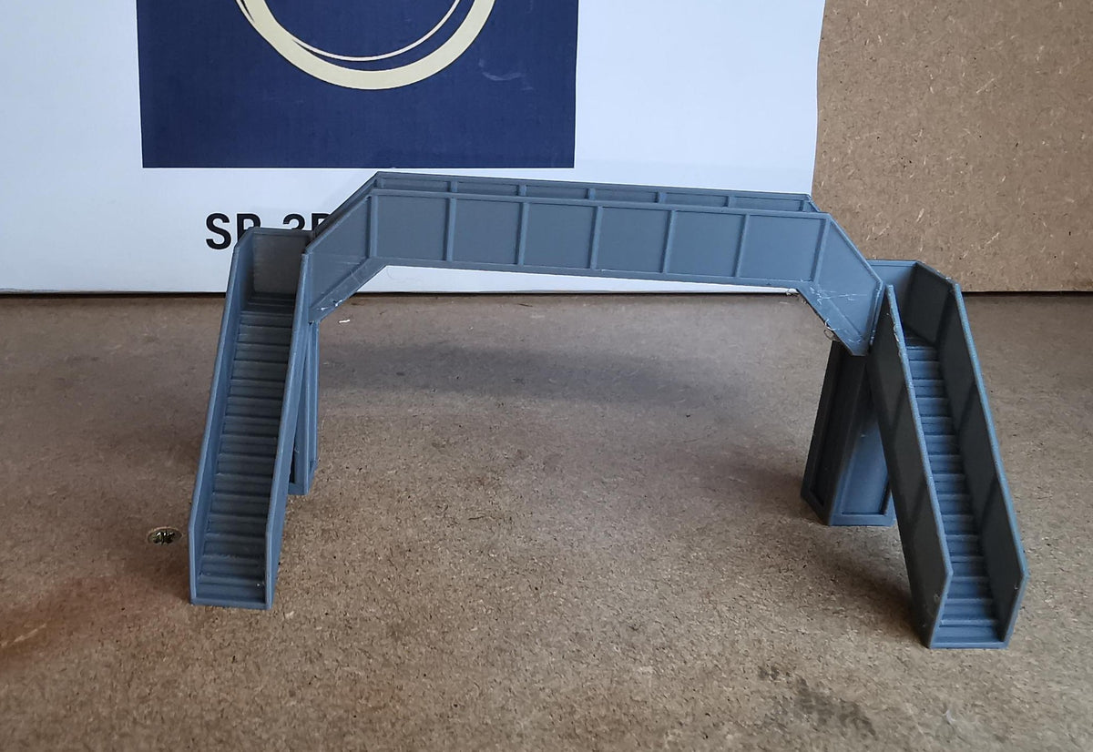 TT Gauge 1:120 Model Railway pedestrian footbridge Walkway