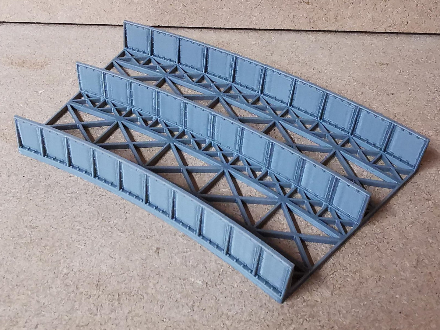 TT Gauge Curved Bridge 1,2,3 and 4 Radius Options 3D printed Free delivery.