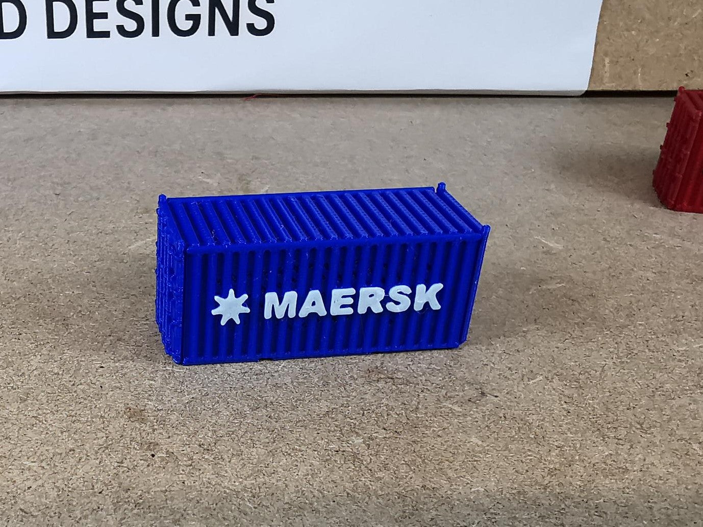 TT GAUGE containers MAERSK COSTCO MSC embossed logo FREE DELIVERY