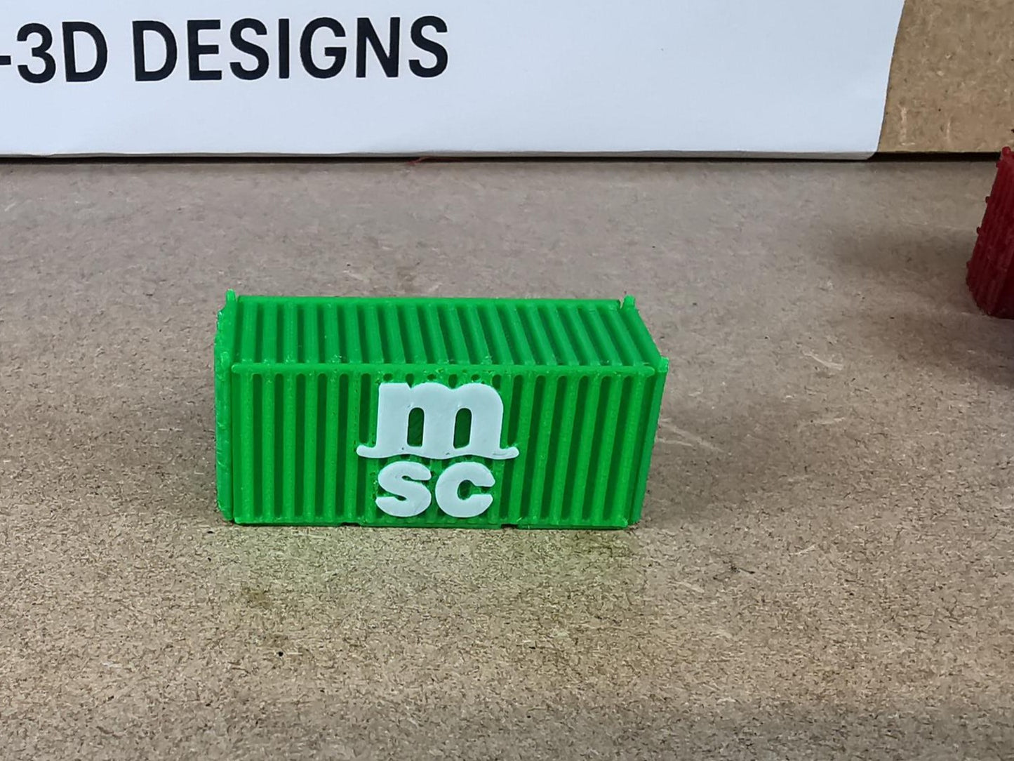 TT GAUGE containers MAERSK COSTCO MSC embossed logo FREE DELIVERY