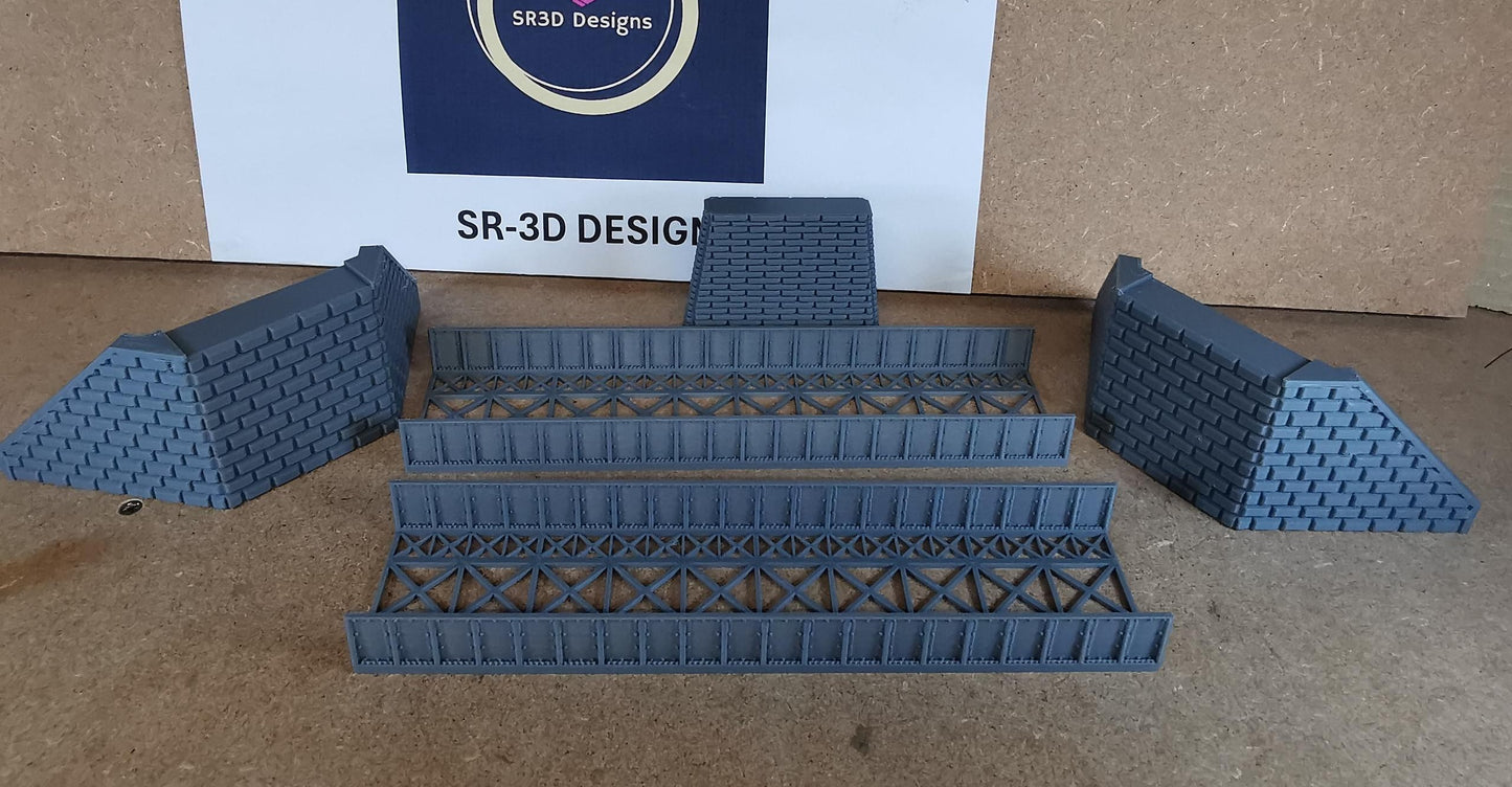 TT Gauge 1:120 Girder Style Bridge 4 Size Options FREE DELIVERY