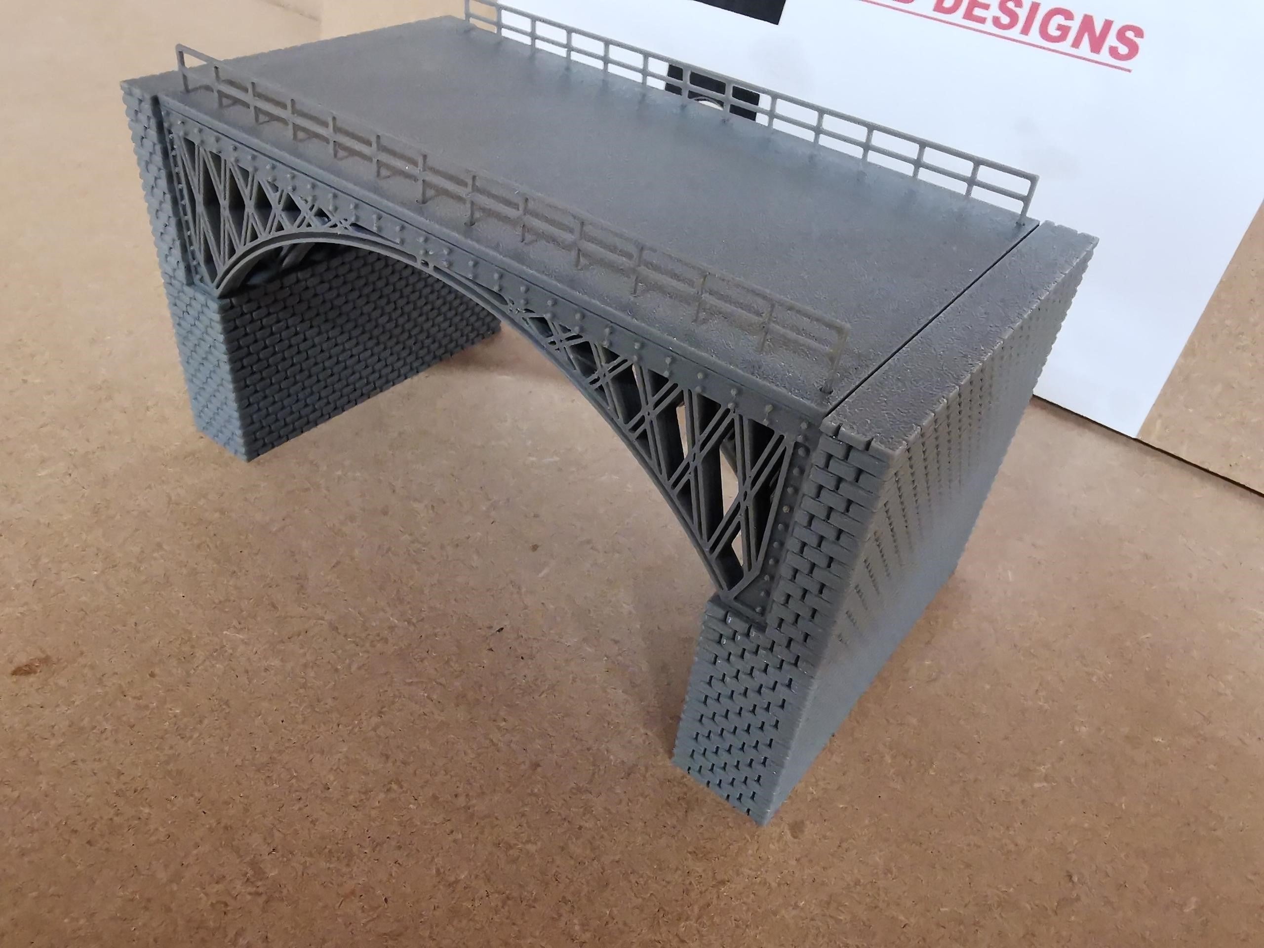 TT Gauge Viaduct Bridge Single Or Multiple Spans 3D Printed FREE DELI TT Gauge Viaduct Bridge Single Or Multiple Spans 3D Printed FREE DELI