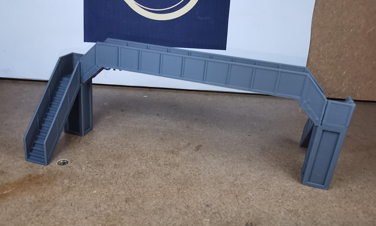 TT Gauge 1:120 Model Railway pedestrian footbridge Walkway