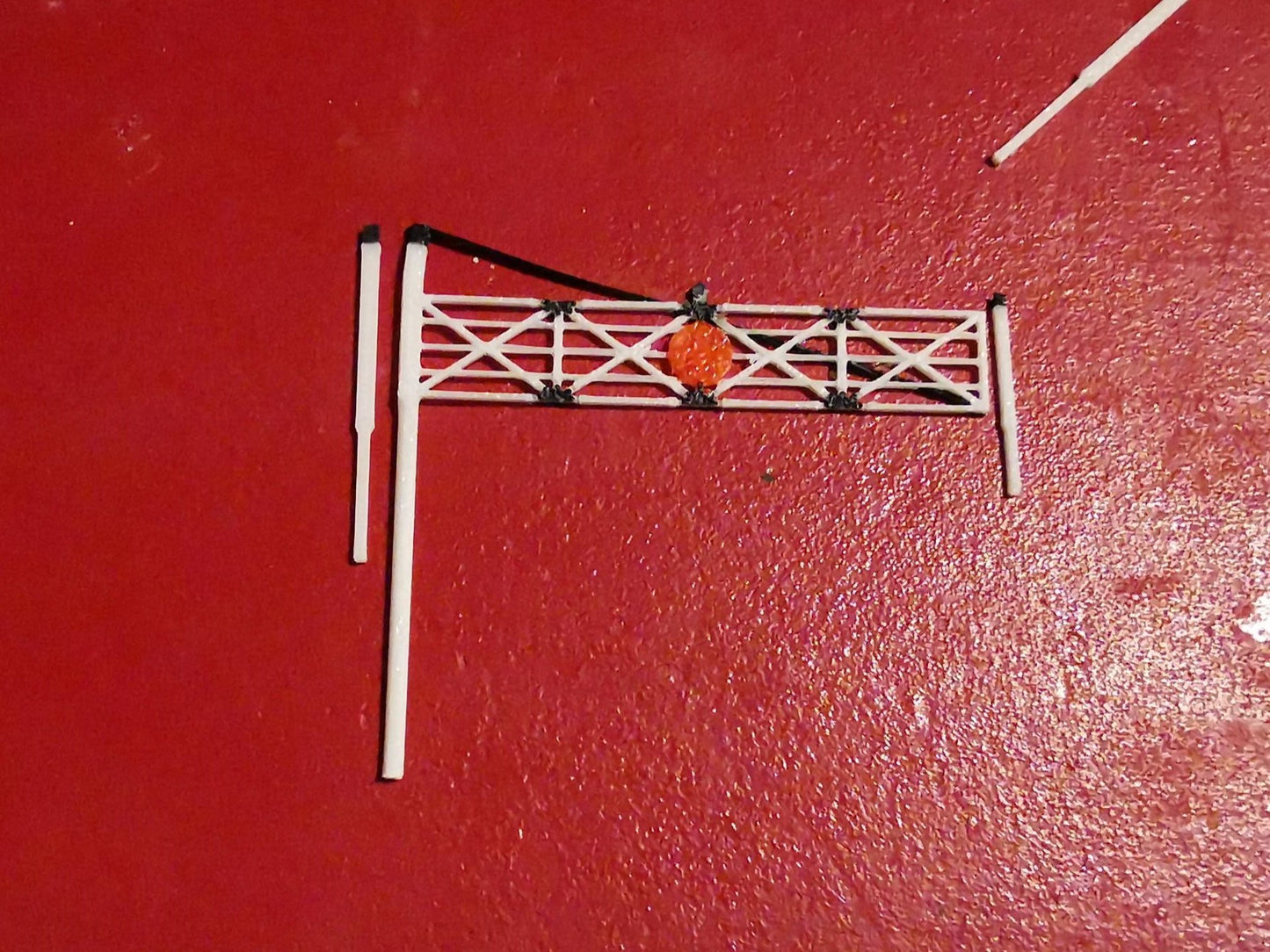 Special order N Gauge 1:160 set of Double level crossing gates 3D printed