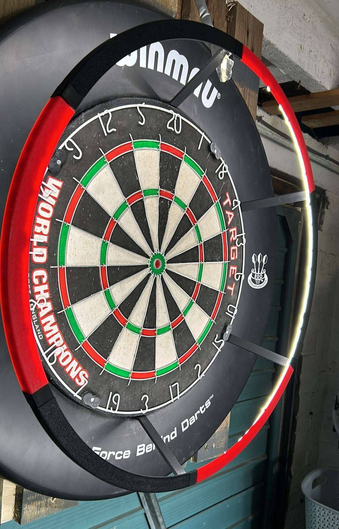 3D Printed Dartboard Lighting Ring Mount colour choice