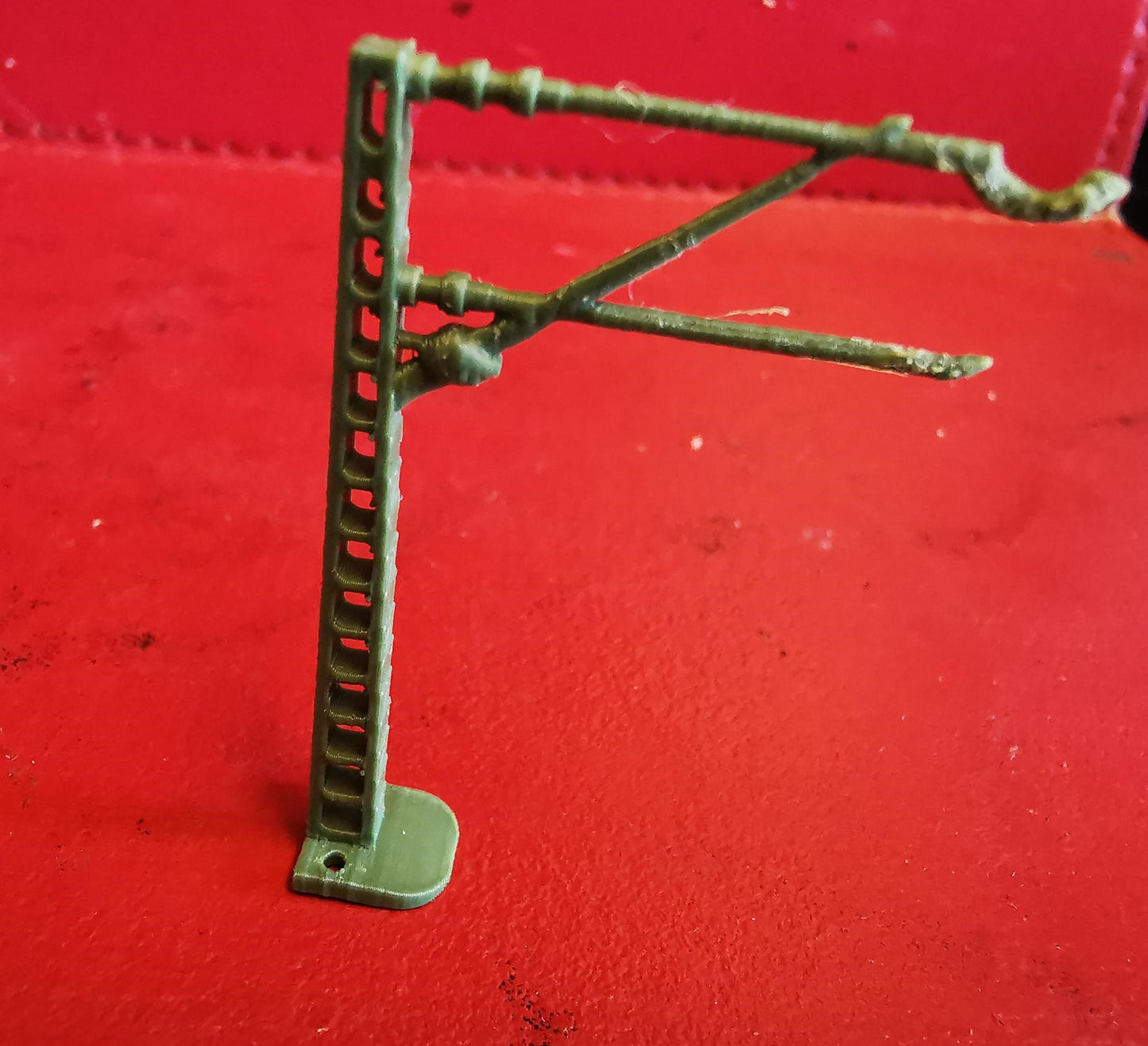 Model Railway Catenary gantry 3D Printed