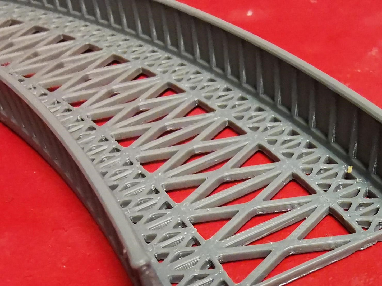 N Gauge Curved Bridge 1,2,3 and 4 Radius Options 3D printed