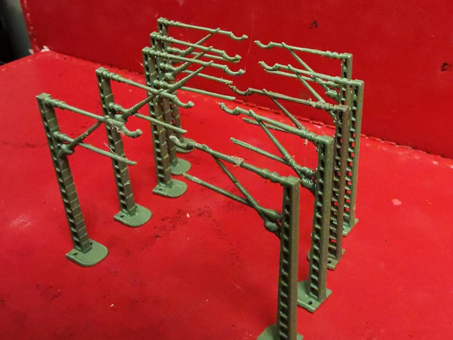 Model Railway Catenary gantry 3D Printed